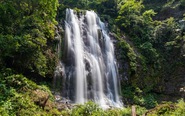 Chinh phục 2 thác nước cao trên 100m chưa từng công bố ở rừng già Trường Sơn
