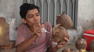 Ngộ nghĩnh chuột gáo dừa từ đôi tay người khuyêt tật