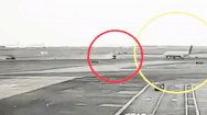 Video: Máy bay chở 102 hành khách va chạm với xe cứu hỏa, bốc cháy trên đường băng