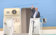 Tổng thống Trump ra sân bay Nội Bài, về nước sớm hơn dự kiến