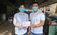Nữ sinh nhận học bổng sớm
