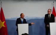 Chủ tịch nước Nguyễn Xuân Phúc hội đàm với Tổng thống Thụy Sĩ