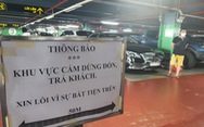 Xe công nghệ ngưng 'leo lầu' đón khách ở nhà xe sân bay Tân Sơn Nhất