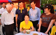 Nguyên Chủ tịch nước Nguyễn Minh Triết đến với Phở yêu thương ở Bàu Bàng