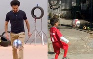 Fan 7 tuổi sút thần sầu như cầu thủ Mohamed Sala