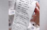 Bất ngờ với giấy cuộn vệ sinh giúp học tiếng Anh