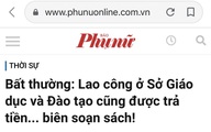 Sở GD-ĐT TP.HCM đề nghị xử lý, yêu cầu báo Phụ Nữ đính chính thông tin không chính xác
