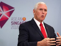 Ông Pence lại nói Mỹ sẽ tiếp tục tuần tra ở Biển Đông