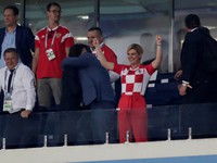 Tổng thống Croatia: Nữ cổ động viên đặc biệt