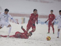 Những clip U23 Việt Nam trên sân tuyết khiến người xem rơi nước mắt