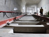 Nhà ga ngầm Ba Son tuyến metro số 1 đã làm xong