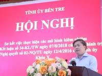 Bến Tre có hơn 1.000 cán bộ lãnh đạo kiêm nhiệm