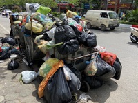 Bãi rác Xuân Sơn, Hà Nội tạm dừng nhận rác