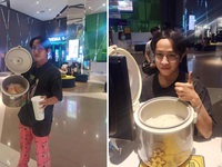 Ảnh vui 23/7: Thanh niên mang nồi cơm điện vào rạp phim để xem CONAN