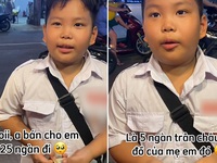 Chủ quán trà sữa bẽ bàng nhận ra mình bị cậu nhóc lừa