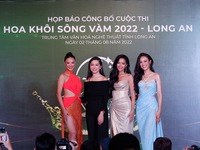 Hoa hậu Hoàn vũ Việt Nam 2022 làm giám khảo cuộc thi ‘Hoa khôi Sông Vàm’