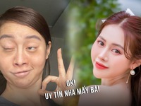 TikToker Việt Phương Thoa khoe mặt mộc lầy lội
