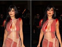 Kylie Jenner gây sốt với chiếc váy rách rưới như 