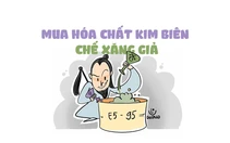 Mua hóa chất ở chợ Kim Biên, pha chế xăng giả bán để làm giàu