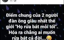 'Máy rửa chén' tràn ngập newsfeed Việt sau khi Bill Gates ly hôn