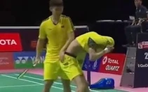 Những tình huống hài hước trên sân cầu lông