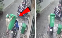 Tên trộm 'chê' xe máy ăn cắp thùng rác ở Sài Gòn