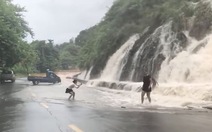 Sau cơn mưa lịch sử ở Hà Giang, con đường thác nước lại xuất hiện