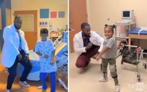 Vị bác sĩ nhún nhảy đem lại niềm vui cho bệnh nhân