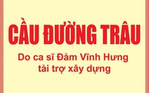 Đàm Vĩnh Hưng công khai tiền lãi kinh doanh để xây cầu ở Vĩnh Long