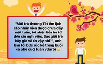 Netizen tranh cãi quan điểm 'Nghỉ việc sau khi thưởng Tết là vô ơn'