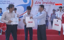 Tiếp sức đến trường cho 104 tân sinh viên Quảng Ngãi - Bình Định