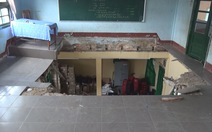 Phòng học 60 năm tuổi sập, 10 học sinh bị thương