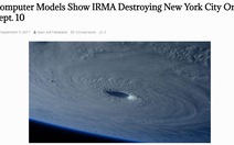 Siêu bão Irma sẽ phá huỷ New York là tin giả