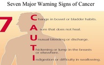 14 dấu hiệu cảnh báo bệnh ung thư