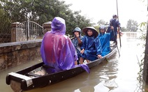 Huế ngừng mưa, nước các sông đã xuống