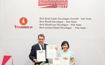 Vingroup được tạp chí Euromoney trao giải thưởng bất động sản danh giá