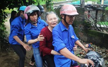 Được đưa vào trường học trú bão, tôi thấy yên tâm hơn...