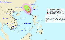 Bão số 8 đổ bộ vào Trung Quốc