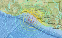 Động đất đến 8,1 độ Richter ở Mỹ Latinh