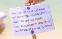 Du khách sốc với bảng 'cấm nằm trên bãi biển' ở Phú Quốc