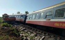 Đường sắt đã thông tuyến sau 13 giờ ách tắc vì tai nạn tàu SE3