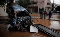 Ngập lụt nghiêm trọng ở ngoại ô thủ đô Hi Lạp