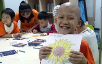 Bệnh nhi ung thư dự 'Ngày hội hoa hướng dương' tại Hà Nội