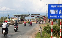 Trạm BOT Ninh An giảm phí nhiều loại xe từ 0h ngày 1-12