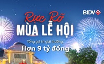 Rực rõ mùa lễ hội cùng thẻ BIDV