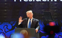 Tổng thống Donald Trump phát biểu tại Hội nghị Doanh nghiệp APEC