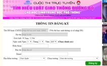 Học sinh TP.HCM thi trực tuyến về an toàn giao thông từ ngày 4 đến 10-12