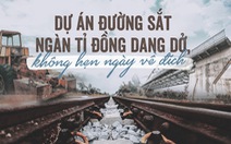 Đường sắt ngàn tỉ dở dang, không hẹn ngày về đích