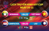 Lịch trực tiếp AFF Cup 2018: Việt Nam và Myanmar tranh vé vào bán kết