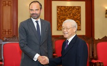 Tổng bí thư, Chủ tịch nước Nguyễn Phú Trọng tiếp Thủ tướng Pháp Édouard Philippe